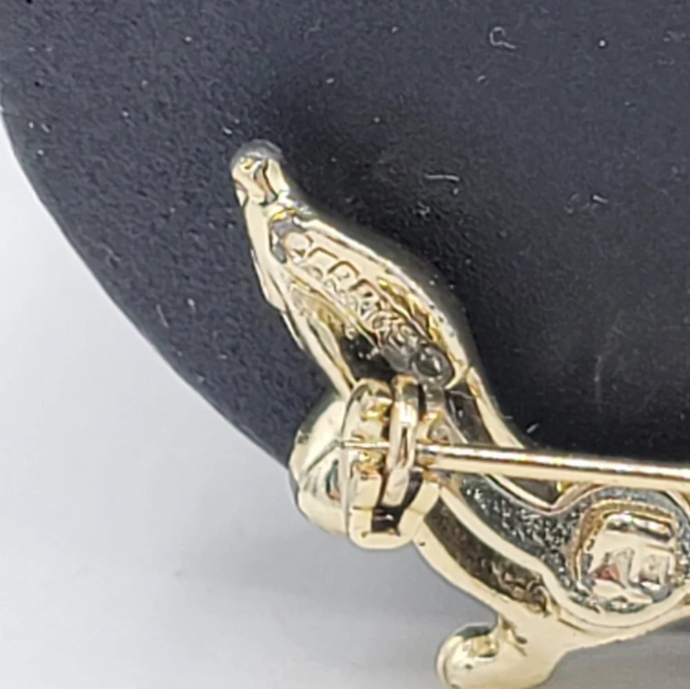Gerry’s Gold Tone Dachshund Brooch Vintage Dog Pin Basset Hound Style - Picture 11 of 13